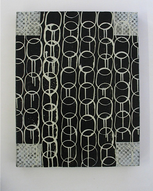 Grid of Light and Shadows, 2012, oil and linen on panel, 20 x 16