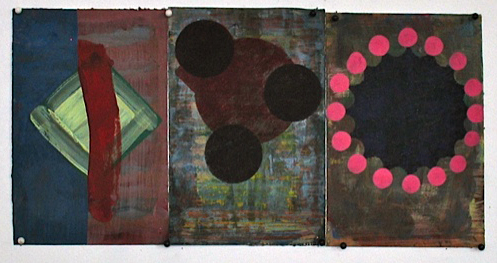 Inside of Each, 2012, gouache on paper, 6 x 12